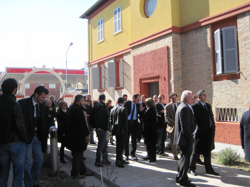 La presentazione dei lavori di recupero