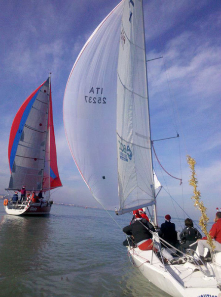 Regata di Natale a Senigallia: tutti in barca