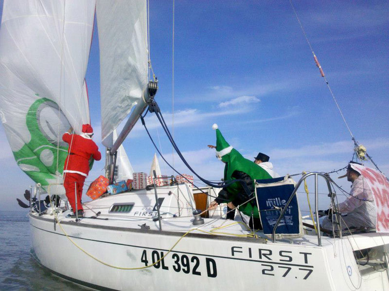 Regata di Natale a Senigallia: tutti in barca
