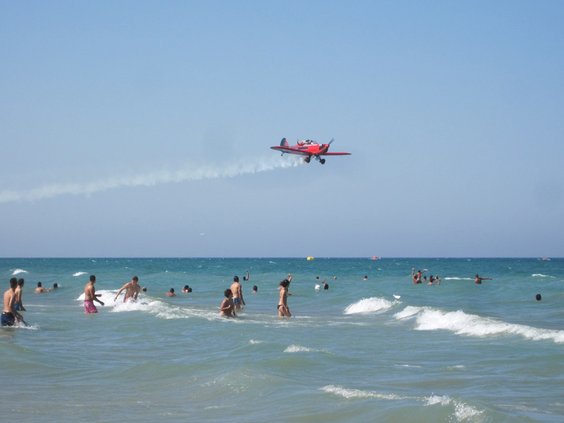 Evoluzioni aeree al Senigallia Air Show