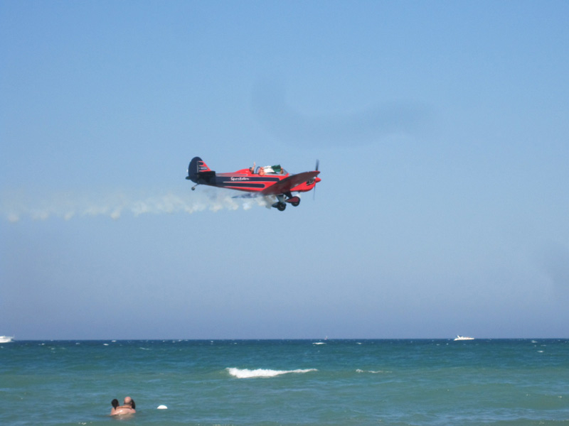 Evoluzioni aeree al Senigallia Air Show