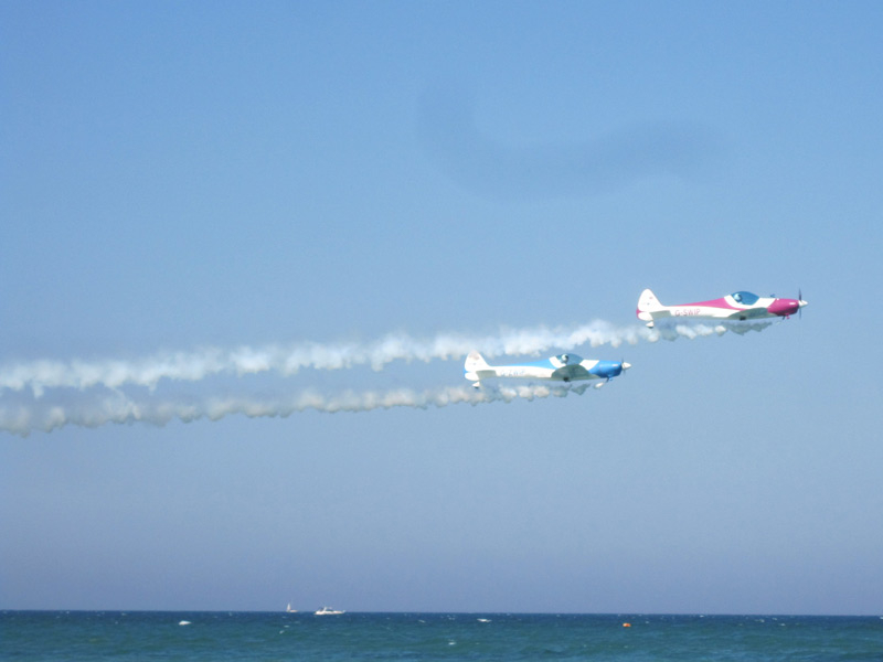 Evoluzioni aeree al Senigallia Air Show