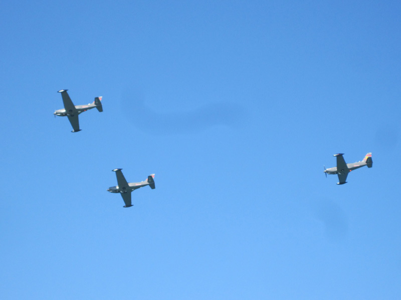 Evoluzioni aeree al Senigallia Air Show