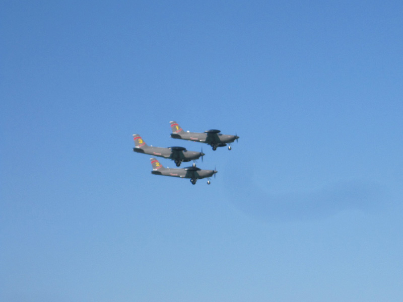 Evoluzioni aeree al Senigallia Air Show