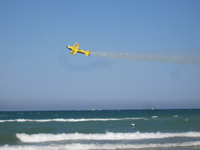 Evoluzioni aeree al Senigallia Air Show