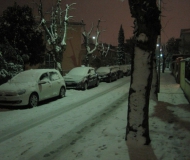 Senigallia di nuovo imbiancata dalla neve