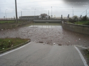 Sottopasso allagato a Marzocca