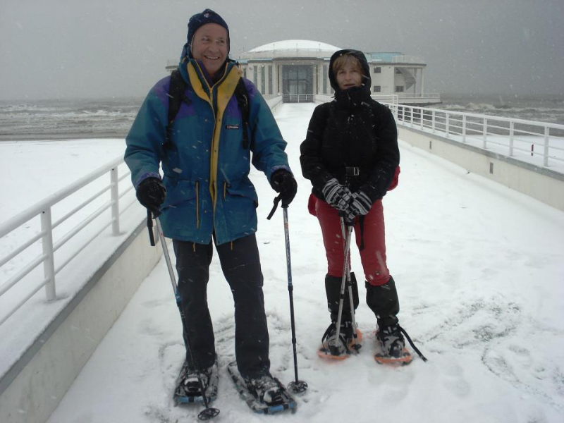 Una ciaspolata alla Rotonda di Senigallia