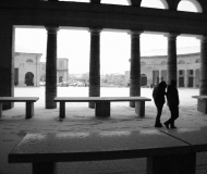 Senigallia sotto la neve, vista da Quilly