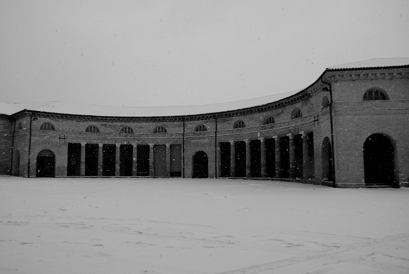 Senigallia, Foro Annonario innevato