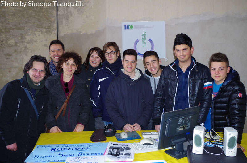 I ragazzi del Social Trashware di Senigallia