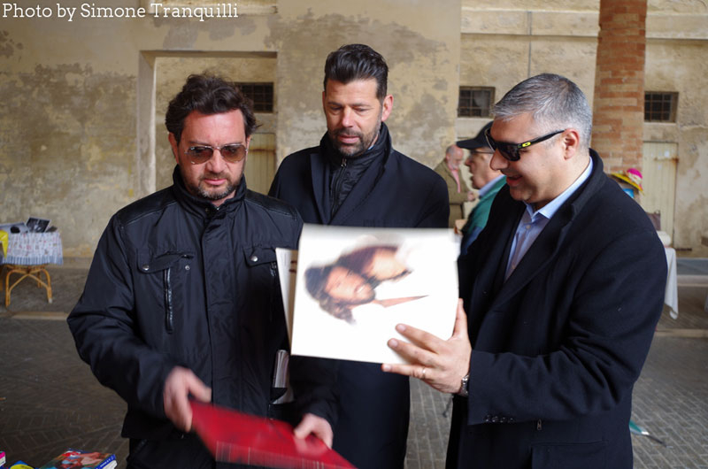 Consigliere Giacchella, Sindaco Mangialardi e Assessore Campanile a Senzanbocch