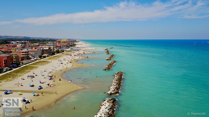 20/09/2018 - Senigallia dall'alto: Cesano