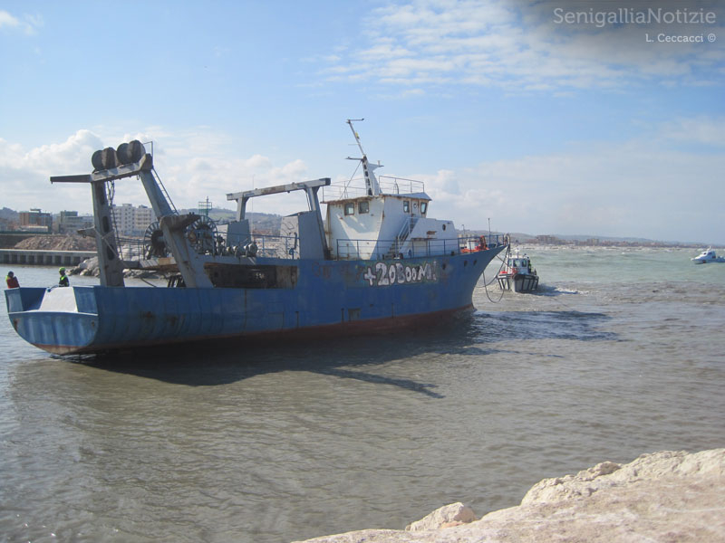 Le ultime due navi lasciano Senigallia