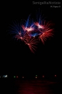 Fuochi d\'artificio sul mare di Senigallia