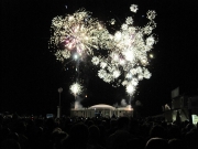 I fuochi artificiali dalla Rotonda a Mare