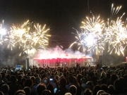 I fuochi artificiali dalla Rotonda a Mare