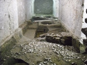 Lo scantinato di via Cavallotti luogo del ritrovamento - altra sala