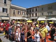 Mano sul cuore per l\'inno del CaterRaduno 2011