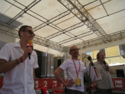 Solibello, Ardemagni e Cirri sul palco di Piazza Roma