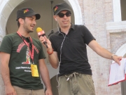 Roberto Iovino di Libera presenta le maglie del CaterRaduno