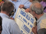 Il manifesto della Marcia della Pace 1961, che andrà all\'asta