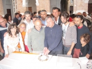 Foto di gruppo a conclusione dell\'asta della legalità per Libera