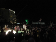 Piazzale della Libertà gremito per lo spettacolo dei Sonics