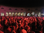 L\'interno della piazza del Foro Annonario