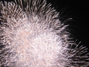 Spettacolo pirotecnico sul mare