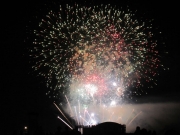 Spettacolo pirotecnico sul mare