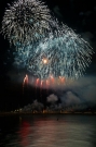 Fuochi d\'artificio visti dalla Rotonda a Mare