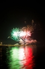Fuochi d\'artificio visti dalla Rotonda a Mare