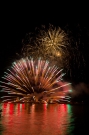 Fuochi d\'artificio visti dalla Rotonda a Mare