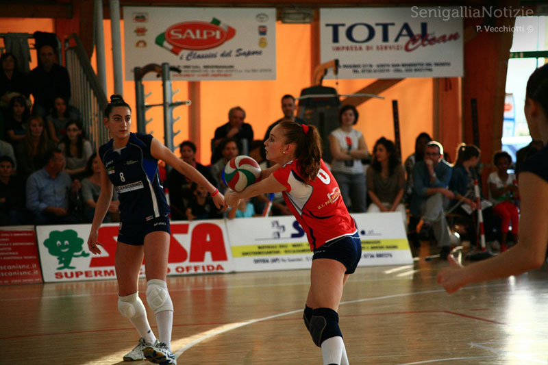 Fasi di gioco di gara 2 della finale Offida-Senigallia