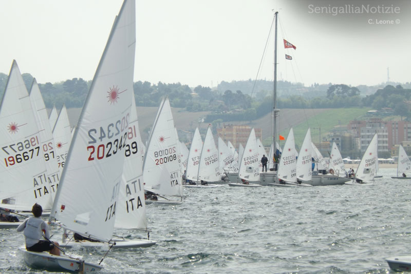 Il campo di regata dell'Italia Cup 2013