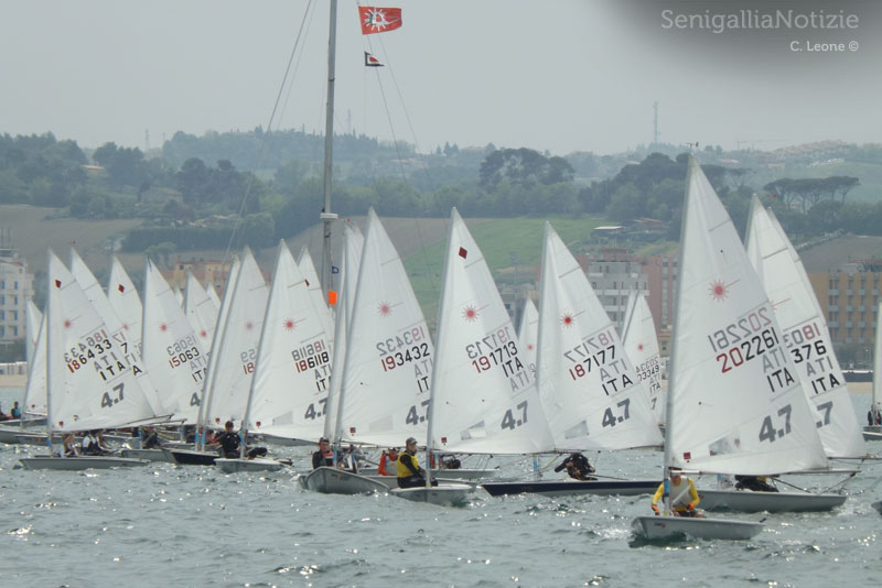 Il bel colpo d'occhio durante una regata