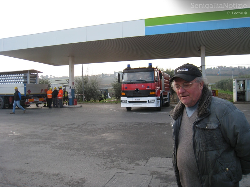 Il titolare dell'impianto Sandrino Paolini