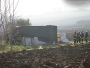 Sopralluogo nel container dov\'erano stoccate le bombole