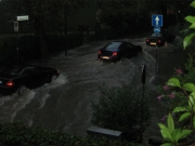 Senigallia, via Mercantini sott\'acqua