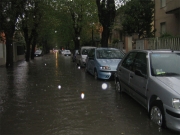 Senigallia, via Mercantini sott\'acqua