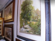 L\'interno della galleria di Brunella Romyo in via Cavour