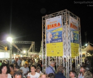 Visitatori e stands alla Fiera Campionaria di Senigallia
