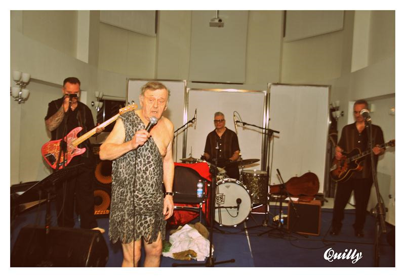 Wee Willie Harris sul palco del Winter Jamboree a Senigallia