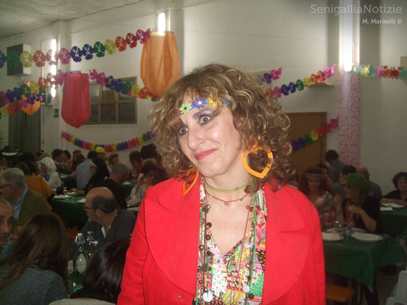 Roberta Paolini, eletta migliore maschera di Woodstock a Scap'zan