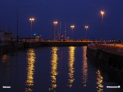 21/12/2009 - Senigallia, veduta notturna del porto