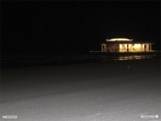 05/02/2010 - Senigallia, la neve sulla spiaggia e la rotonda