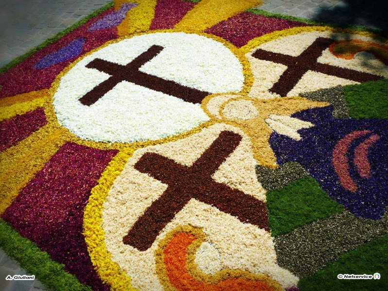 07/06/2010 - Infiorata del Corpus Domini a Castiglioni di Arcevia