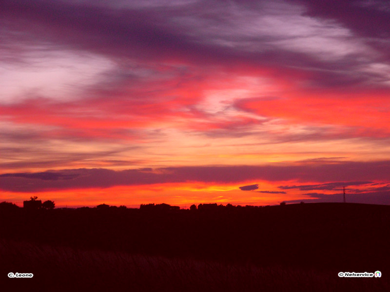 14/07/2010 - Senigallia, tramonto da Strada della Marina