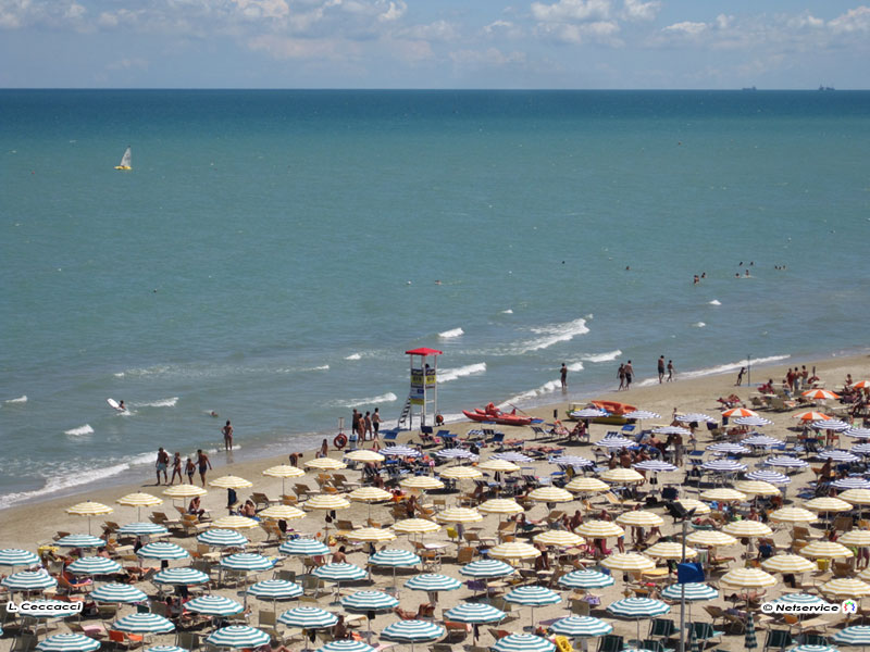 18/08/2010 - Senigallia, spiaggia di Levante